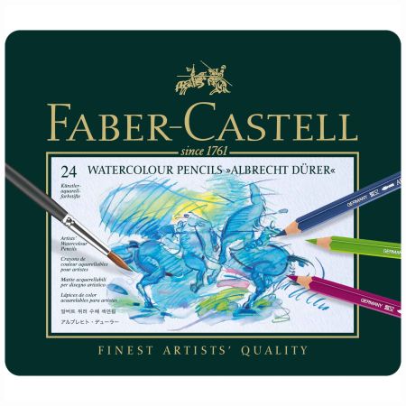 Set creioane colorate acuarela FABER-CASTELL Albrecht Dürer 24