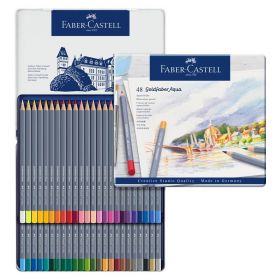 Creioane colorate FABER-CASTELL Goldfaber Aqua 48 culori/set, FC114648