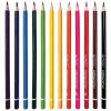 Creioane colorate triunghiulare HERLITZ Antibacterial, 12 culori/set