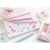 Creioane colorate FABER-CASTELL Sparkle Pastel, 12 buc/set, FC201910