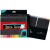 Creioane colorate, 50 buc/set, FABER-CASTELL Black Edition, FC116450