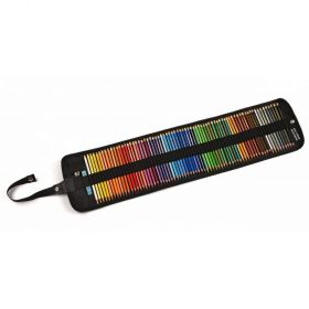 Creioane colorate KOH-I-NOOR Polycolor Rollup Negru, 72 buc/set