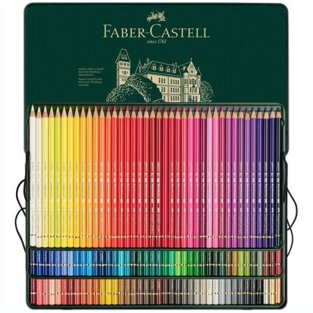 Creioane colorate Polychromos FABER-CASTELL, 120 culori/cutie