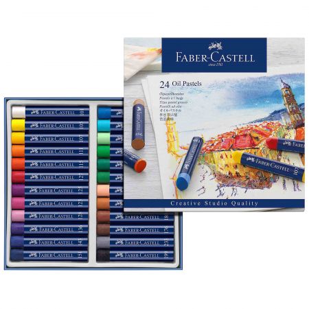 Set creioane ulei pastel FABER-CASTELL 24 culori