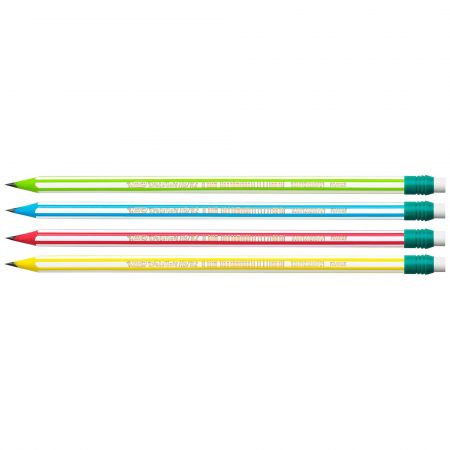 Creion grafit HB cu radiera, BIC Evolution Stripes 646