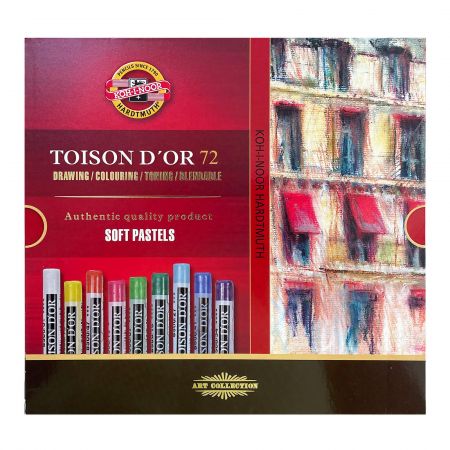 Creta pastel KOH-I-NOOR Toison'Or Soft 8517, 72 buc/cutie