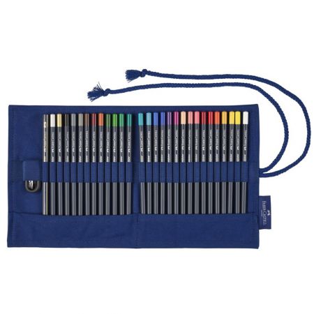 Creioane colorate FABER-CASTELL Aqua Goldfaber, 27 buc/set, etui