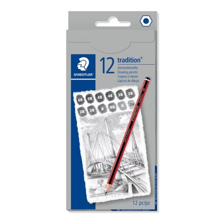Set creioane tradition STAEDTLER, 12 buc/set 