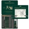 Set desen FABER-CASTELL Pitt Monochrome Carbune 19 piese, FC112973