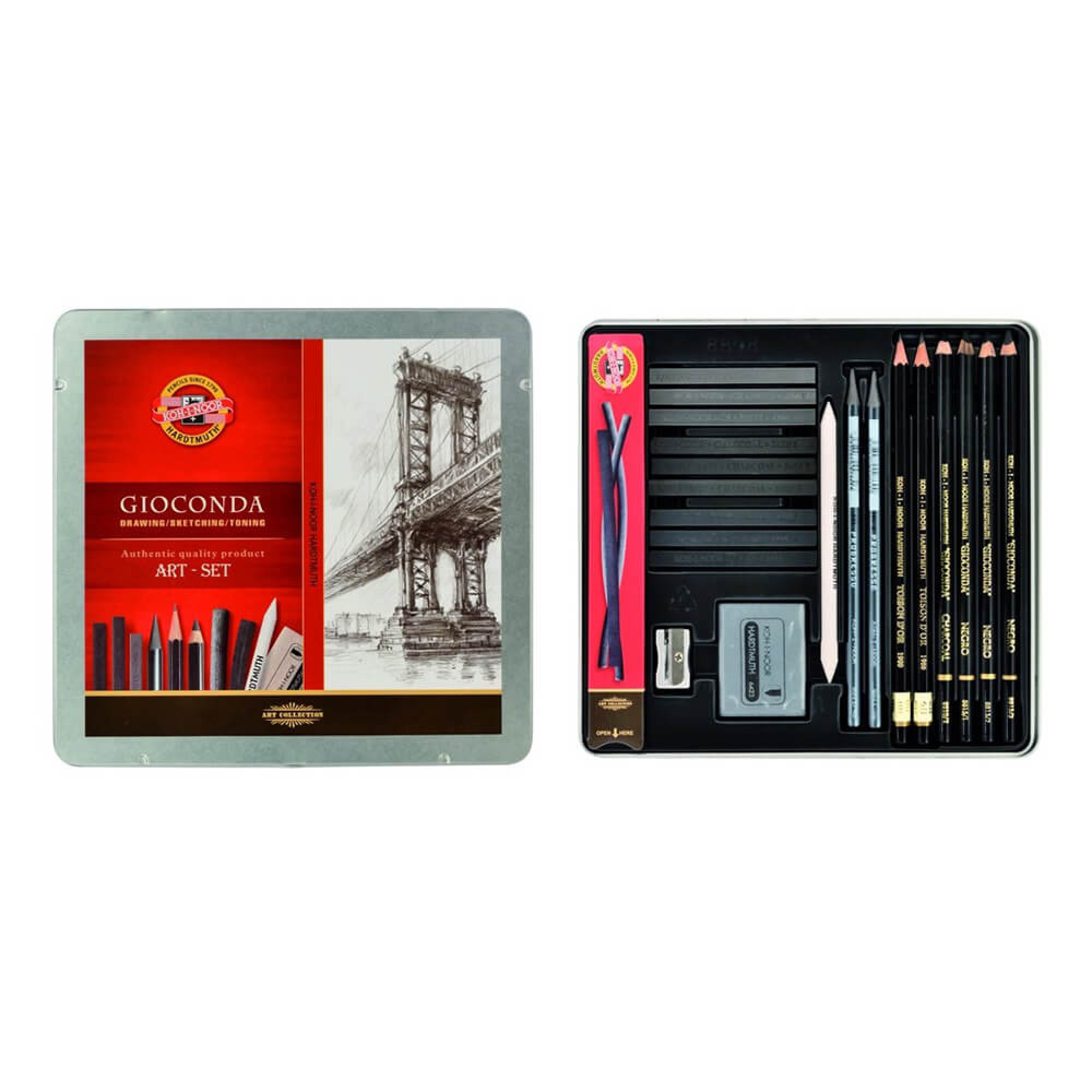 KOH-I-NOOR Artist Set in Roll Etui 8891 37 SET 889100005TP