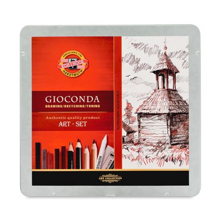 Creioane schite KOH-I-NOOR Gioconda Art 8899, 24 piese/cutie met