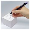 Cub din hartie alba, lipit lateral, 9x9 cm, OPTIMUM