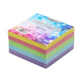 Rezerva cub din hartie color 9x9cm, 500 file/set, PAPERLAND Pastel