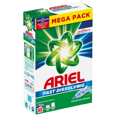Detergent de rufe ARIEL, Mountain Spring, 4.4 kg | Office Direct