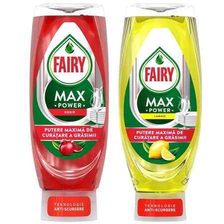 Detergent de vase lichid FAIRY Max Power, 730 ml