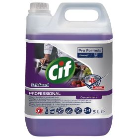 Detergent dezinfectant pentru suprafete 2 in 1, CIF Professional, 5 L