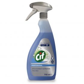 Detergent geamuri si multisuprafete CIF Professional, 750 ml