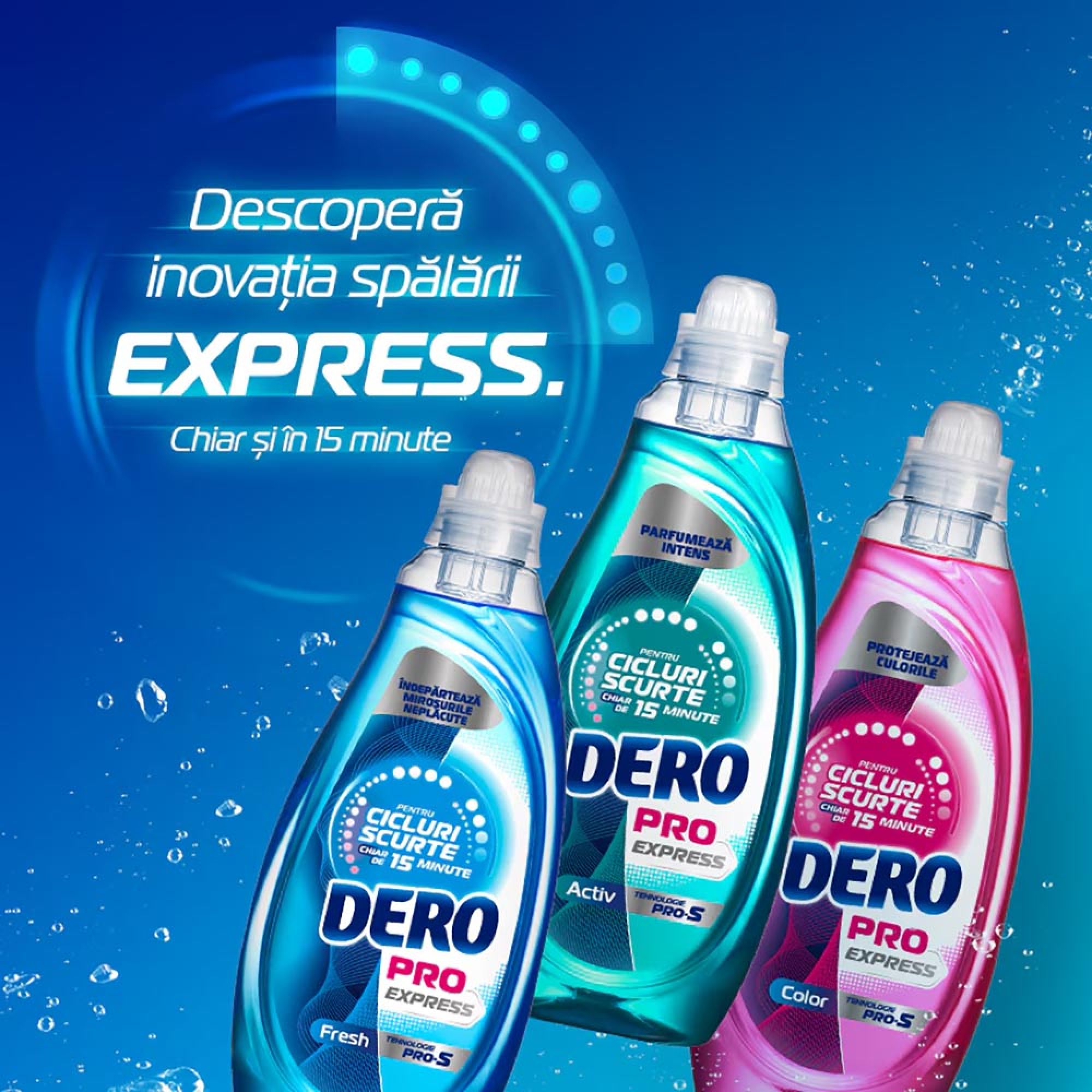 Detergent rufe lichid DERO Pro Express, 1.48 L | Office Direct