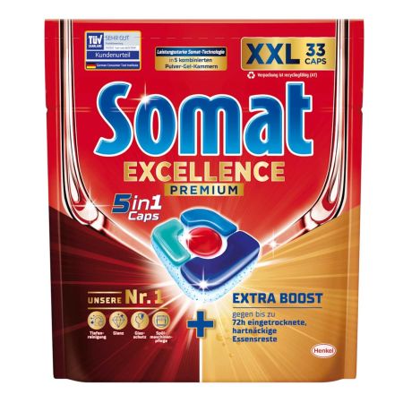 Detergent tablete pentru masina de spalat vase SOMAT Excelence