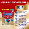 Detergent capsule pentru masina de spalat vase SOMAT Excelence 5 in 1, 33 buc/set