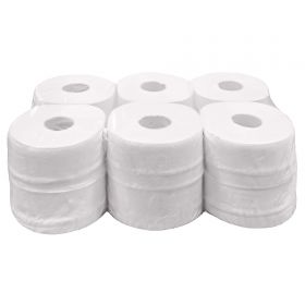 Hartie igienica economica jumbo, 2 straturi, 90 m/rola, 12 role/set