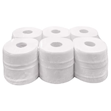 Hartie igienica economica jumbo, 2 straturi, 90 m, 12 role/set