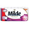 Hartie igienica parfumata MILDE Premium, 3 straturi, 16 role/set