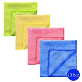 Lavete microfibra multisuprafete, 35x40 cm, 10 buc/set