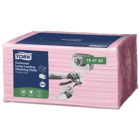 Lavete uscate profesionale pliate in Z, TORK W8 Red, 30x38.5 cm, 40 buc/set