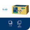 Lavete uscate profesionale pliate in Z, TORK W8 Yellow, 30x38.5 cm, 40 buc/set