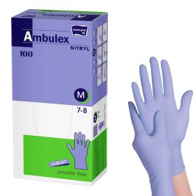 Manusi nitril AMBULEX, 100 buc/cutie