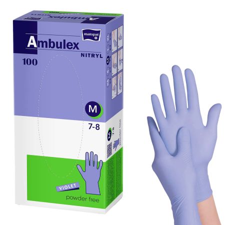 Manusi nitril AMBULEX, 100 buc/cutie