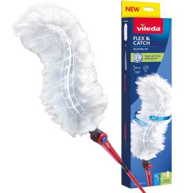 Pamatuf praf cu maner lung VILEDA Flex and Catch, cu o rezerva