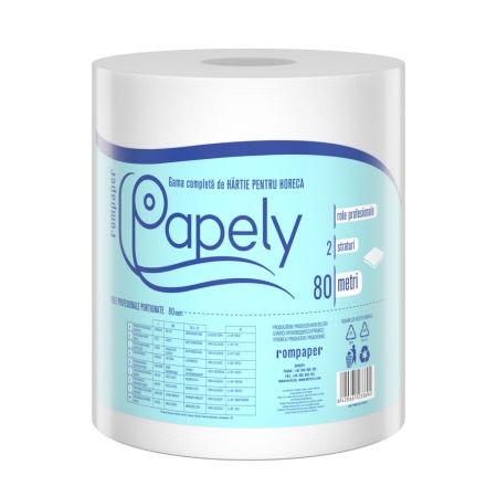 Prosop hartie PAPELY, 80 m