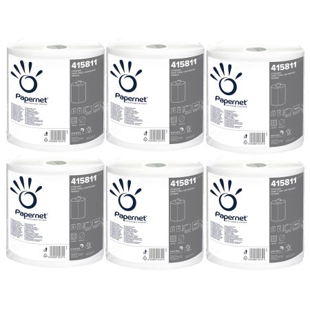 Rola prosoape baie PAPERNET Recycled 415811, 135 m, 6 role/set