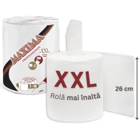 Prosop hartie rola cu derulare centrala, CELTEX Maxima C08690N, 3 straturi, 72 m/rola