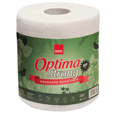 Rola prosoape hartie SANO Optima Strong, 34 m, 2 straturi 