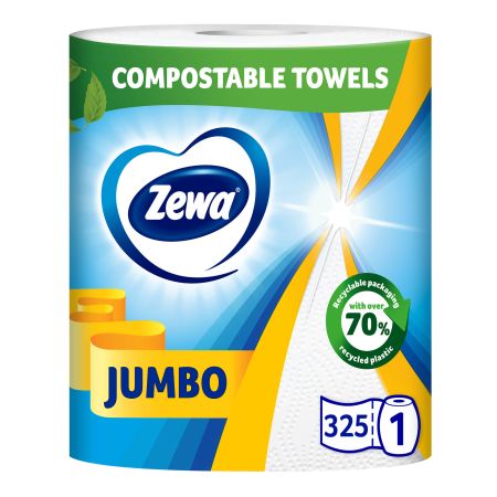 Prosop hartie ZEWA Jumbo, 2 straturi, 76 m