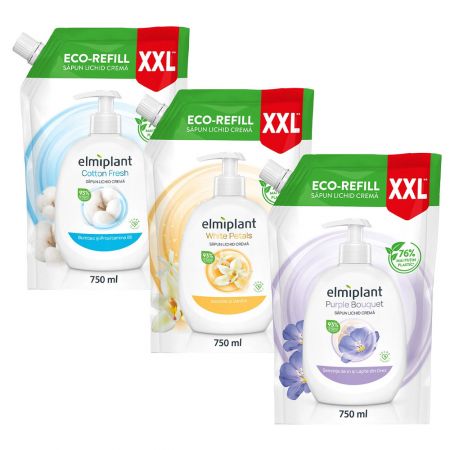 Rezerva sapun lichid ELMIPLANT, 750 ml