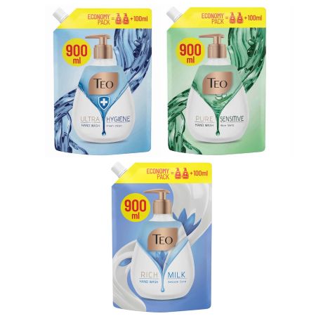 Rezerva sapun lichid TEO, 900 ml