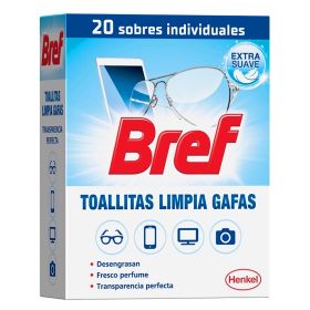 Servetele umede ochelari BREF, 20 buc/set