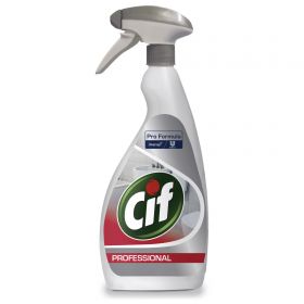 Solutie anticalcar pentru baie 2 in 1, CIF Professional, 750 ml