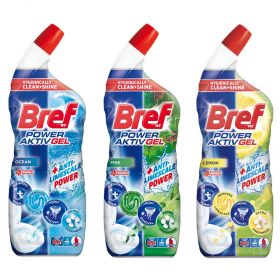 Solutie curatare toaleta BREF Power Aktiv Gel, 700 ml