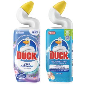 Solutie curatare toaleta DUCK Deep Action Gel, 750 ml