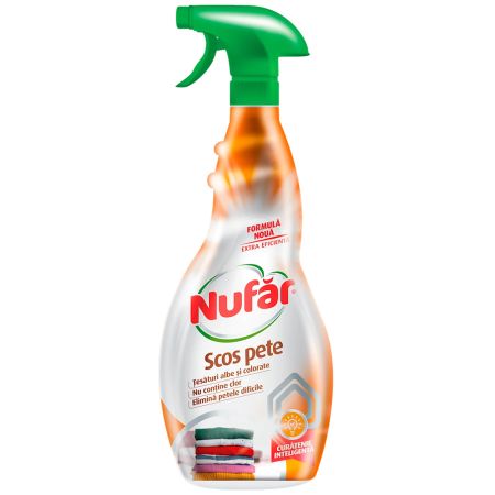 Spray pentru pete dificile NUFAR, 500 ml