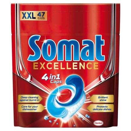 Detergent tablete pentru masina de spalat vase SOMAT Excelence 4