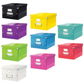 Cutie depozitare medie 369 x 281 x 200 mm, LEITZ WOW Click and Store