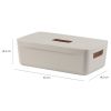 Cutie depozitare cu capac, 320 x 185 x 105 mm, 5L, IDEA HOME FlexiStore
