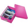 Cutie depozitare mica 220 x 100 x 280 mm, LEITZ WOW Click and Store Organizer 6057