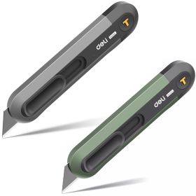 Cutter mare 19 mm, retractare automata, DELI Home Series